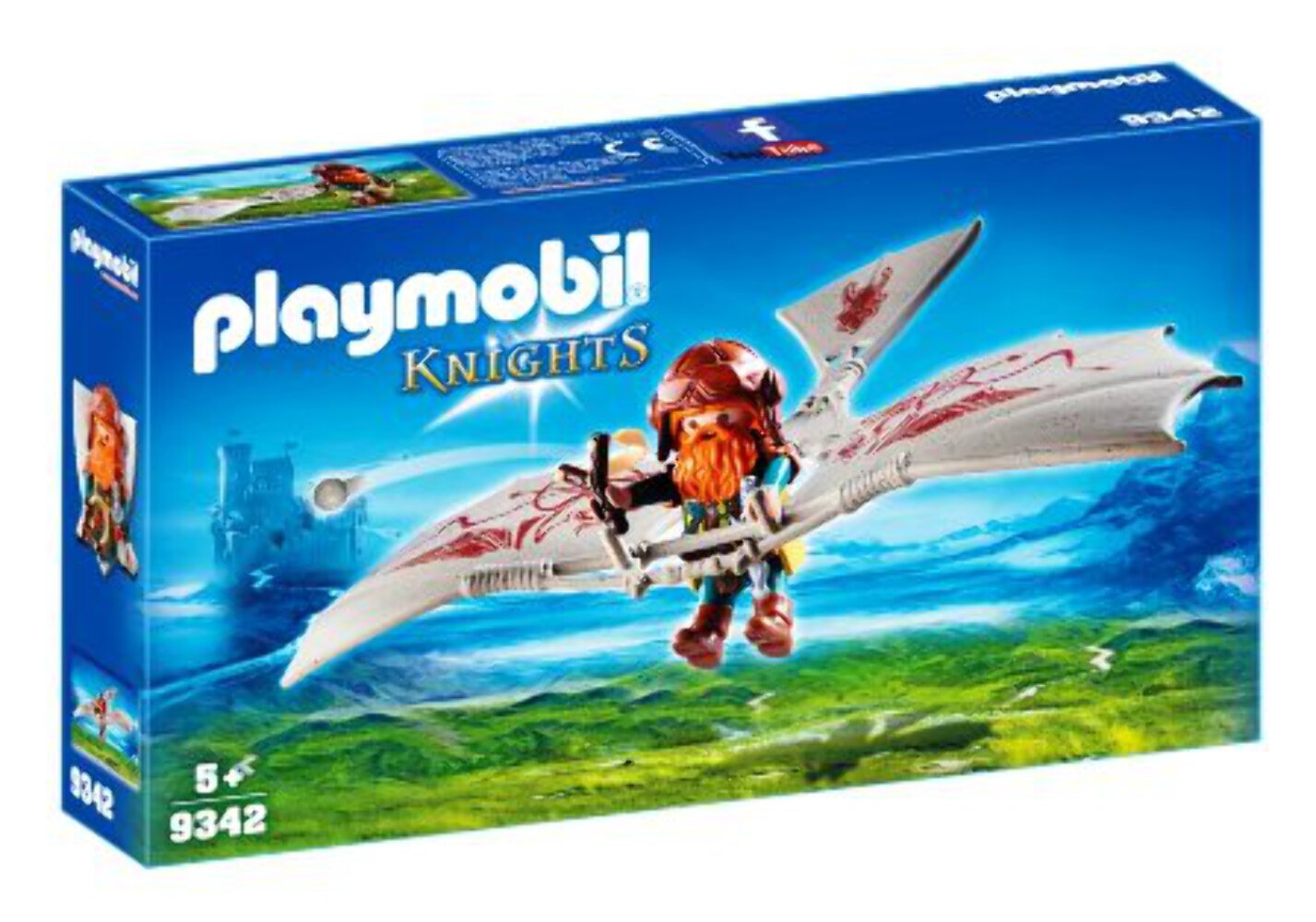 Playmobil 9342 GUERRIERO CON DELTAPLANO DA ATTACCO