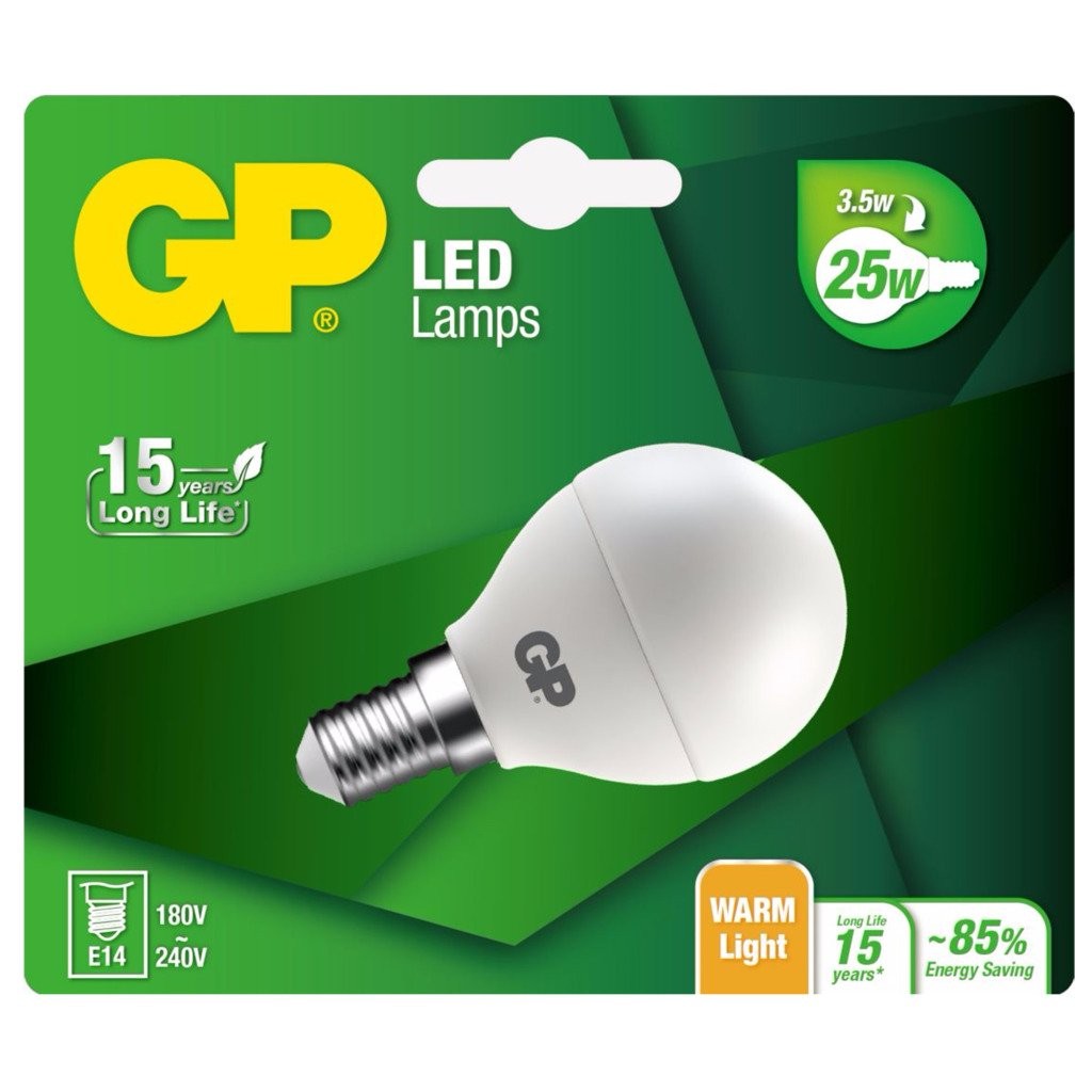 Gp - Led Lamp Mini Globe, E14, 3.5W (25W), 250Lm NUOVO