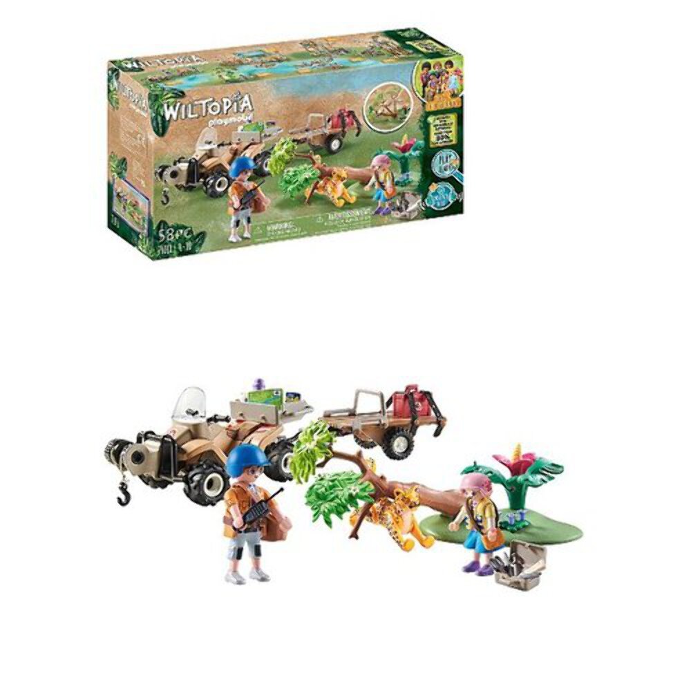 Playmobil 71011 WILTOPIA - QUAD DI SOCCORSO ANIMALI DELL'AMAZZONIA