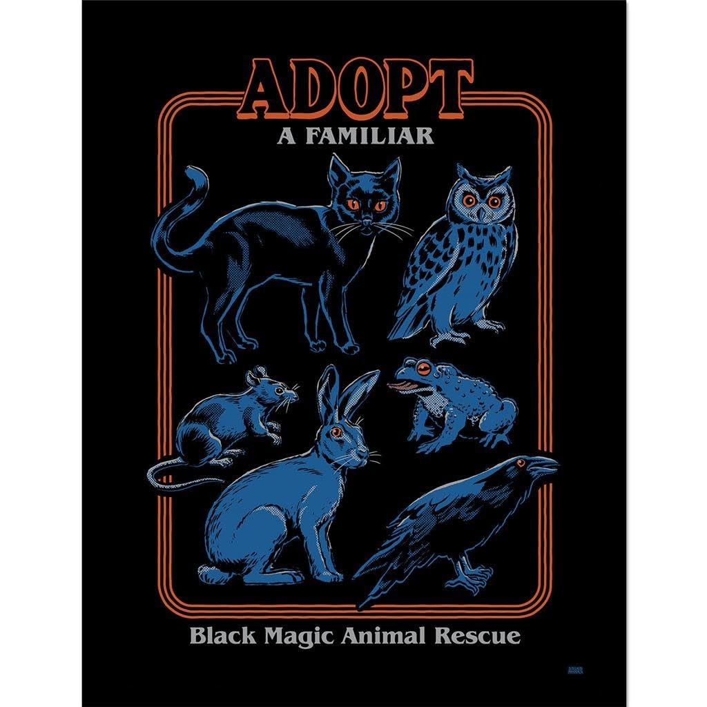 STEVEN RHODES (ADOPT A FAMILIAR) COLLECTOR PRINT (FRAMED) NUOVO