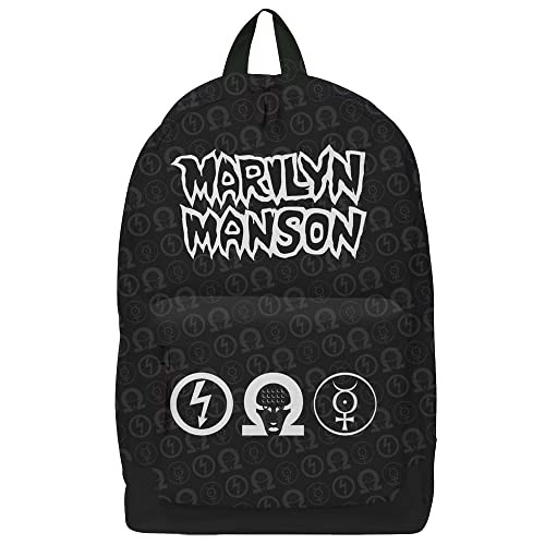 BACKPACK MARILYN MANSON BACKPACK - LOGO (ROCKSAX) ACC NUOVO