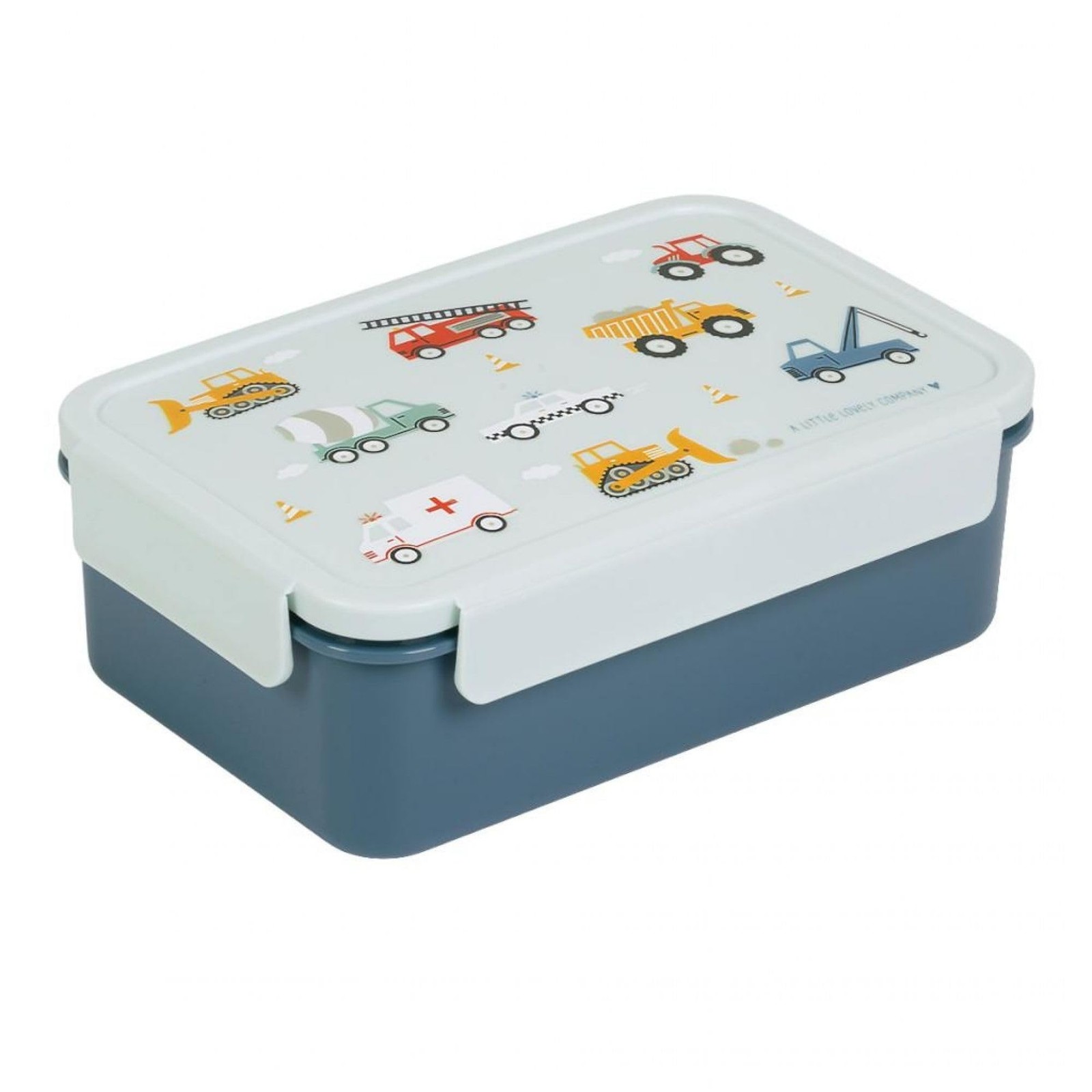 A Little Lovely Company - Bento Lunch Box - Vehicles (Sbvebu53) Toy NUOVO
