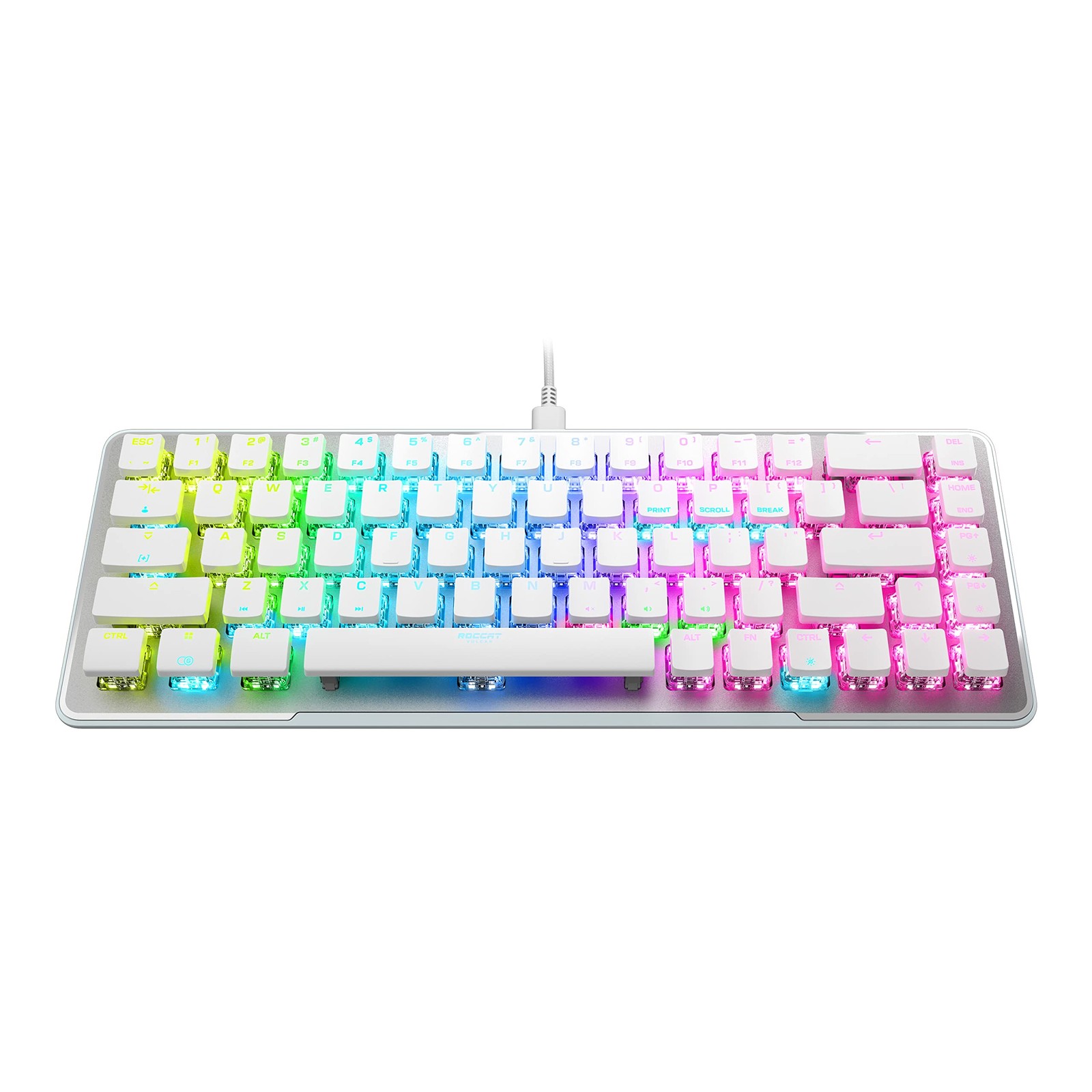 PC Roccat: Vulcan Ii Mini - Rgb Gaming Keyboard - White (Pc) NUOVO