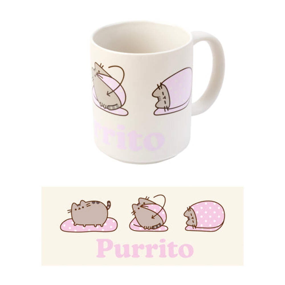 Pusheen - Tazza Purrito Colazione In Ceramica 350Ml Mug Gadget Idea Regalo Gatto