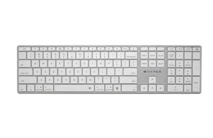 Hyper - Bluetooth 5.0, Wireless Keyboard (Nordic), Space Grey NUOVO