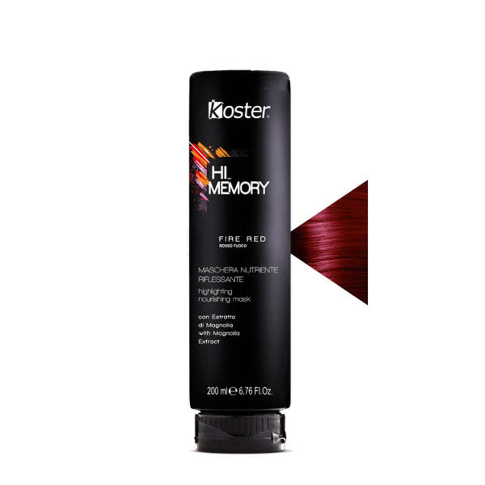 KOSTER HI MEMORY MASCHERA NUTRIENTE RIFLESSANTE FIRE RED 200 ML