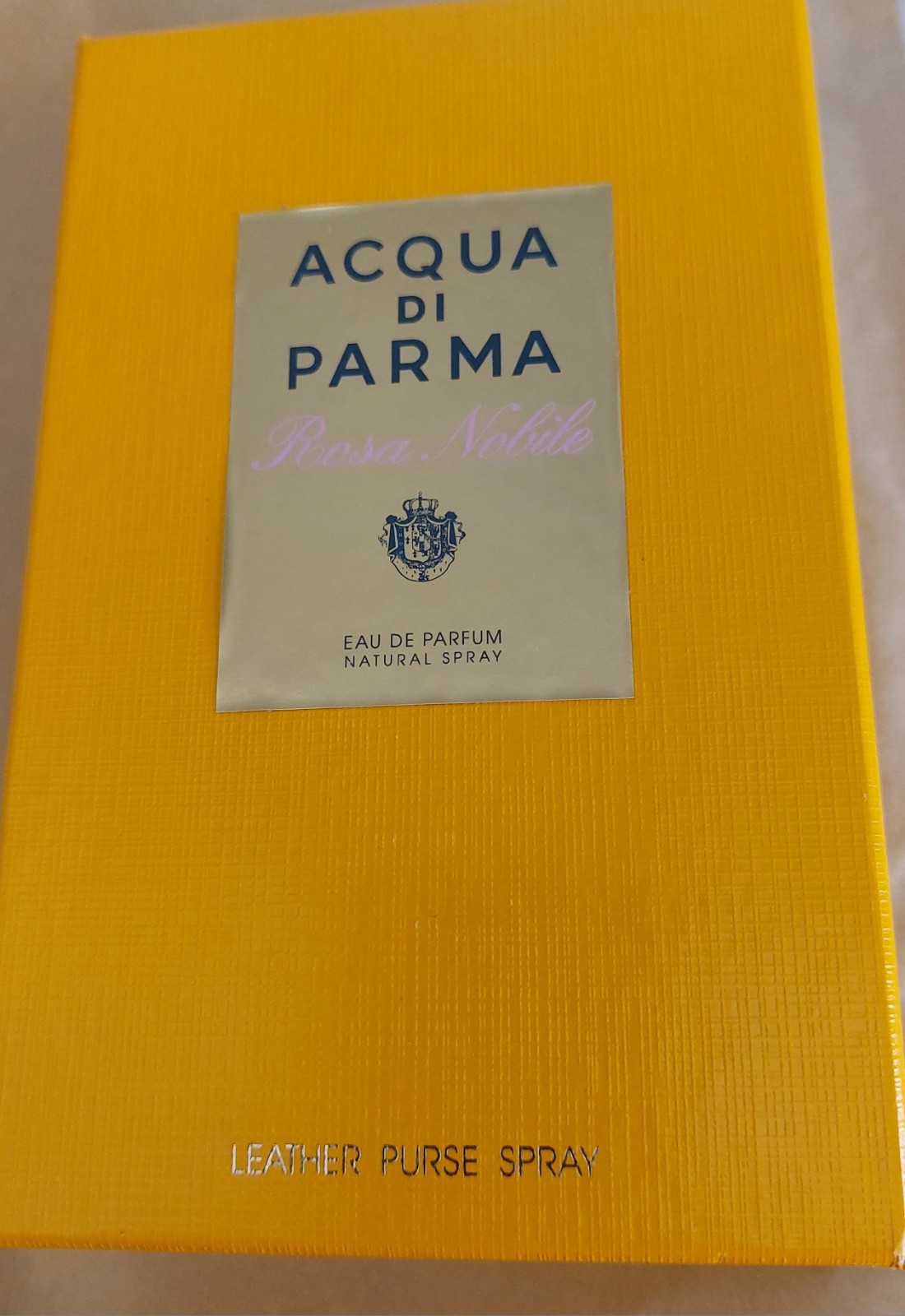 ACQUA DI PARMA ROSA NOBILE LEATHER PURSE SPRAY EDP 20ML