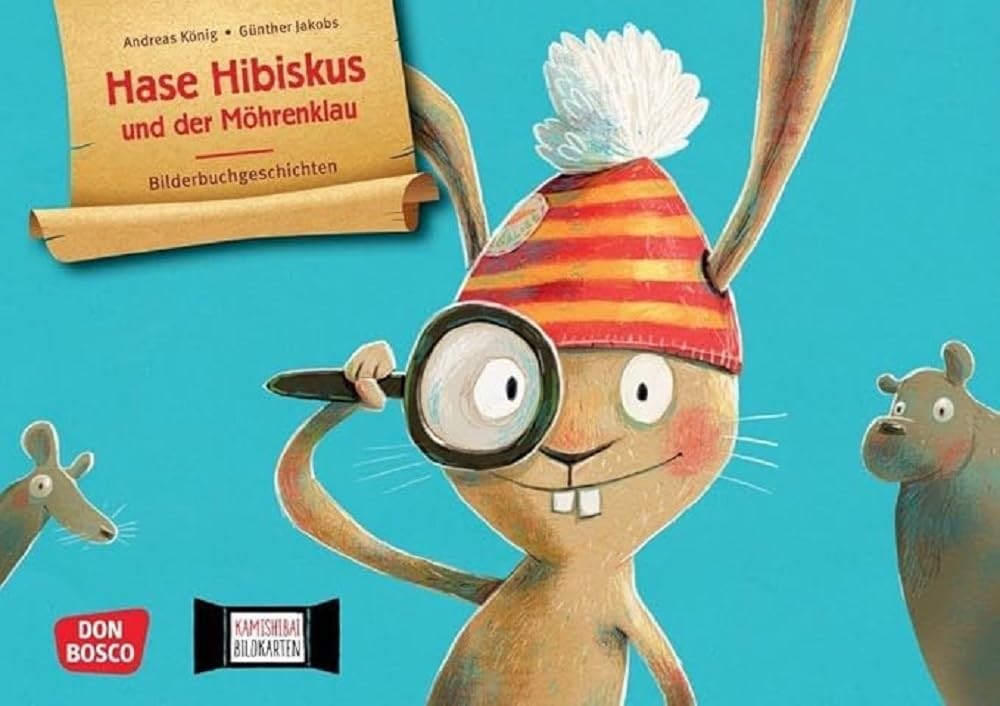 Konig,  Andreas Hase Hibiskus und der Mohrenklau. Kamishibai Bildk NUOVO