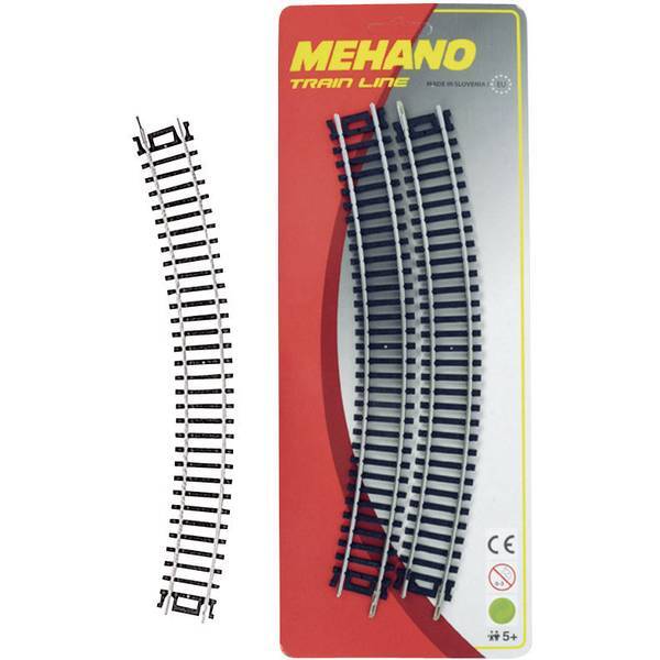 Mehano scala h0 f210 set di 4 binario curvo
