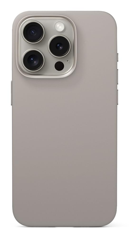 Epico Mag+ Silicone Case Pro iPhone 16 - titanium beige NUOVO
