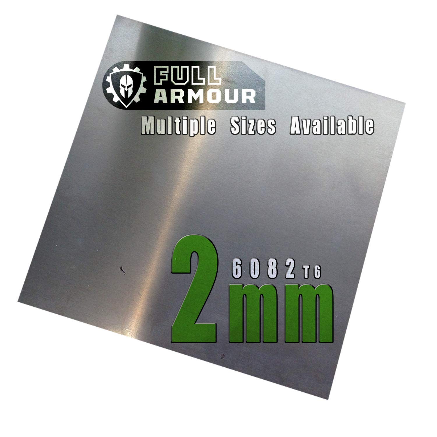 Piastra in alluminio - 2mm 150mm x 150mm (15cm x 15cm) 1l7p