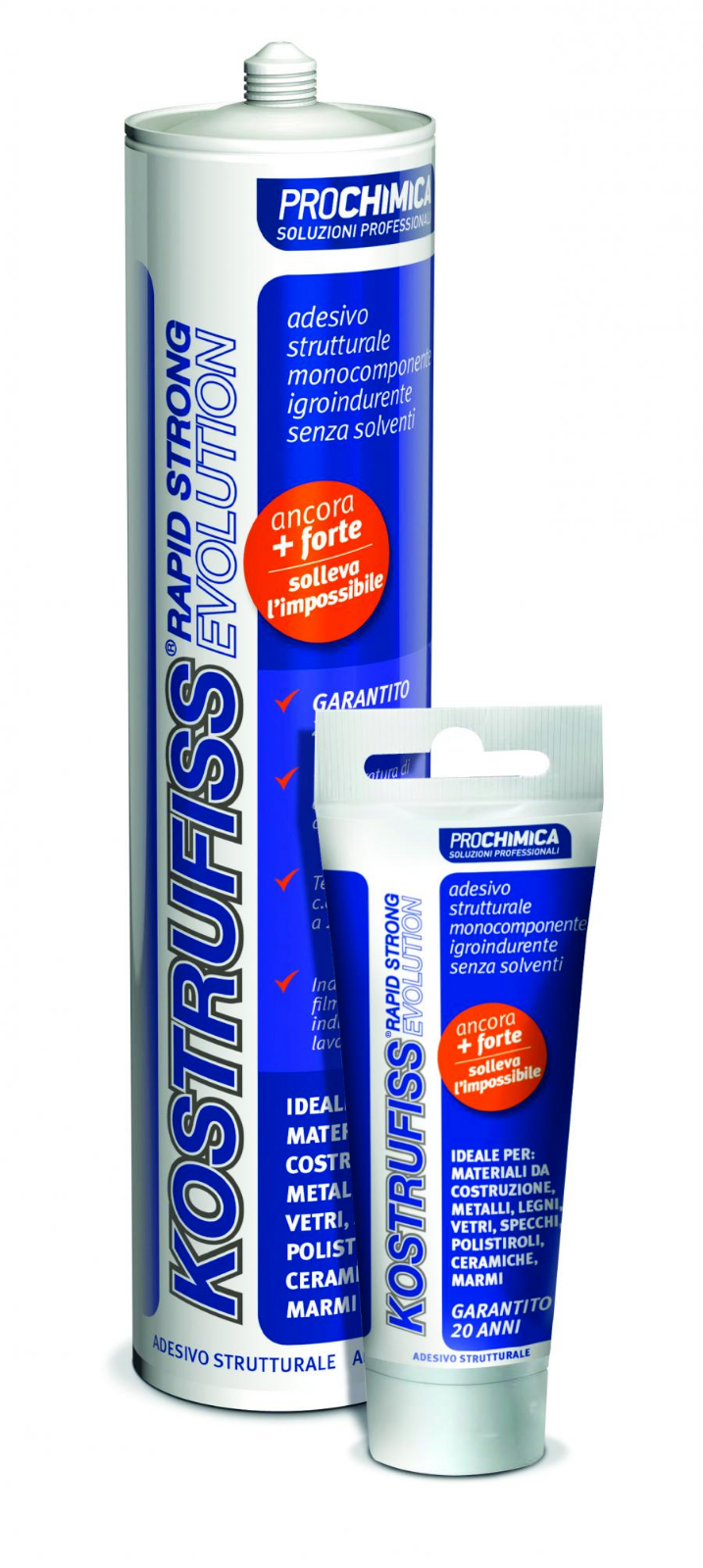 ADESIVO STRUTTURALE KOSTRUFISS RAPID STRONG EVOLUTION 310 ML PROCHIMICA