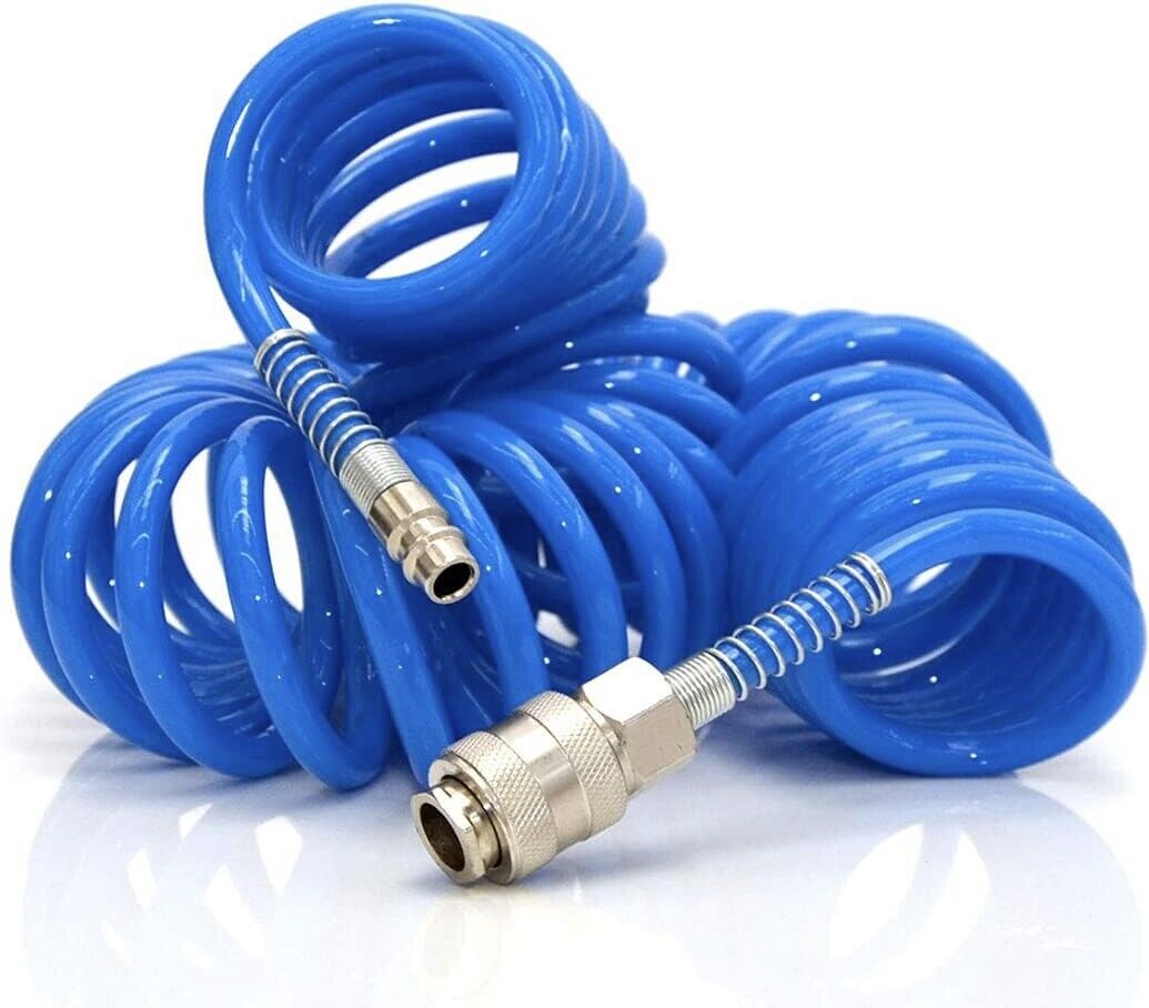 TUBO ARIA COMPRESSA 10 METRI ATTACCO RAPIDO DA 12-8MM COMPRESSORE AD ARIA