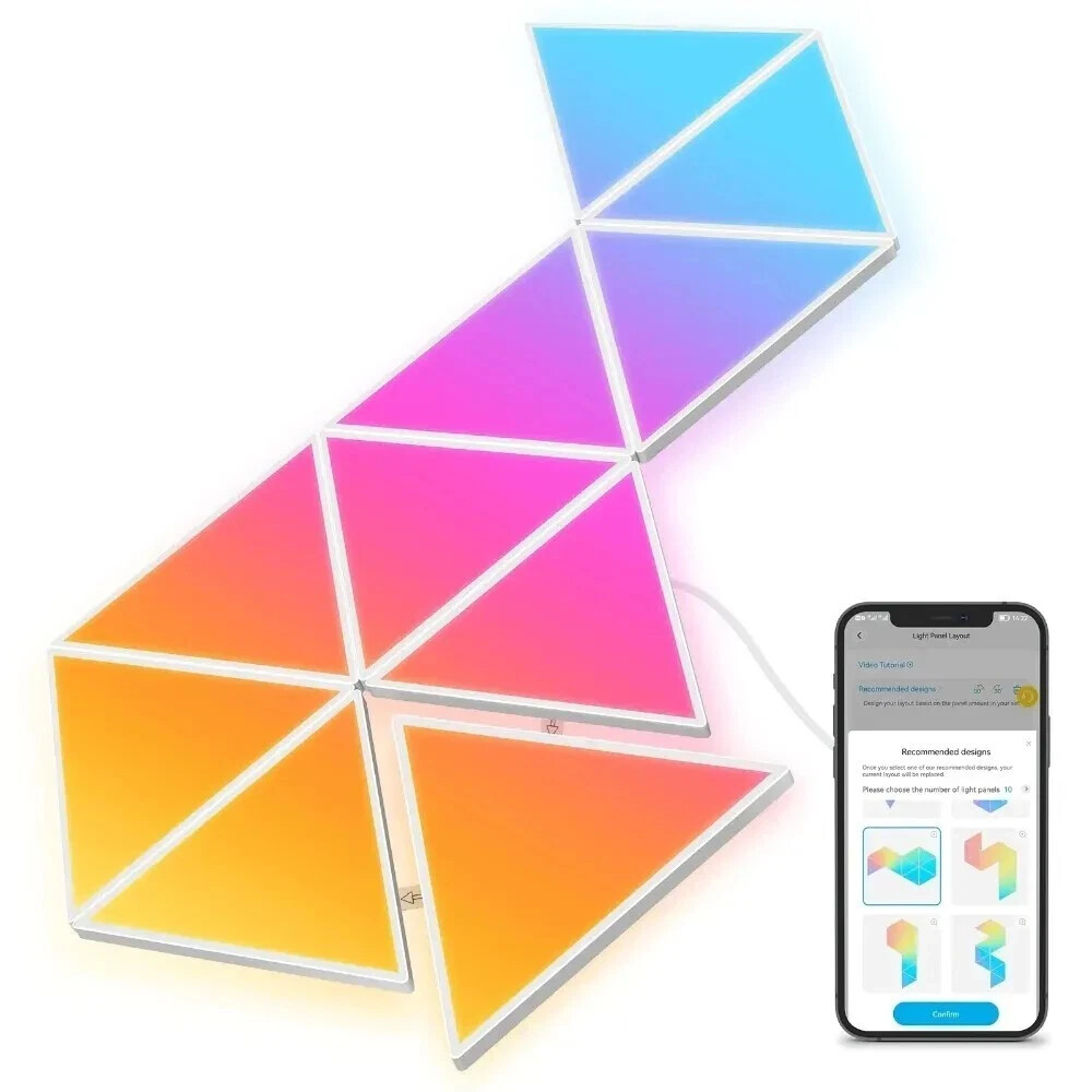 🛡️Govee Glide Pannello LED Smart WiFi/Bluetooth Luci RGBIC per Decorazioni🛡️