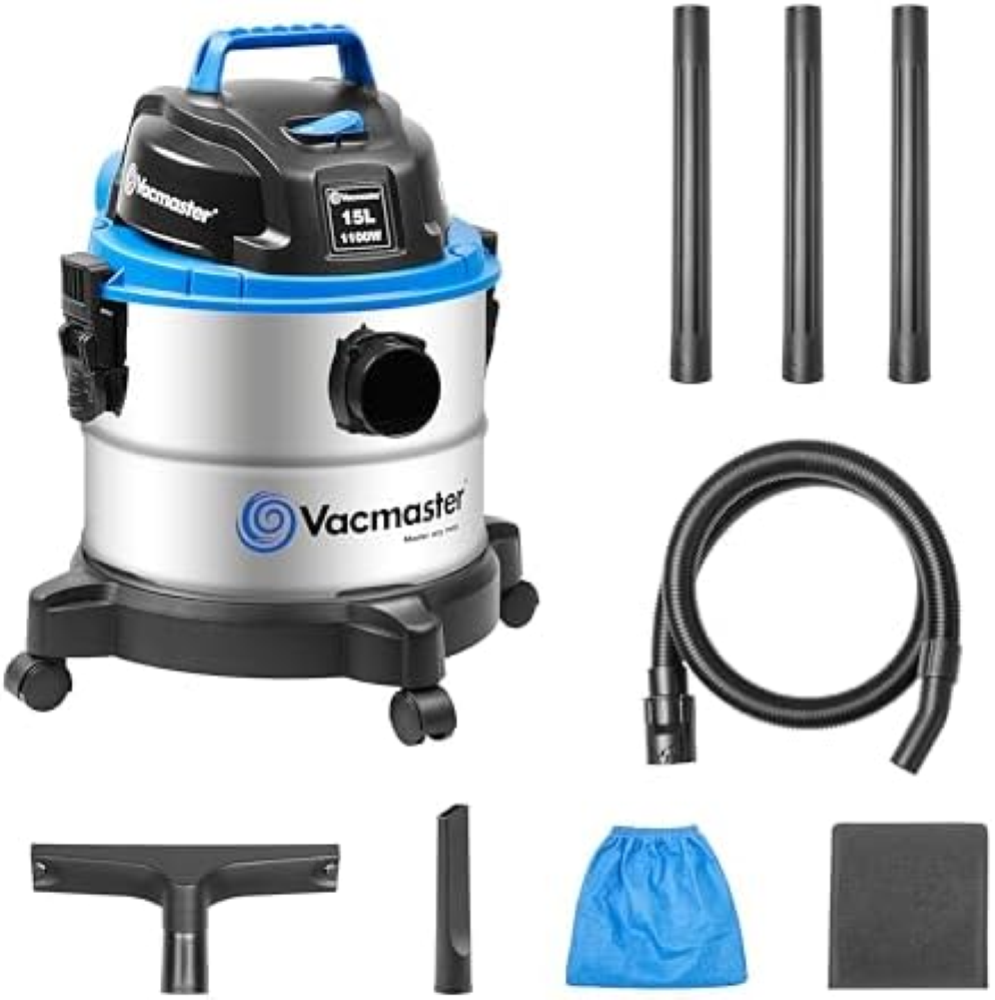 Vacmaster VQ1115S NASS Trockensauger, Aspirapolvere Industriale, Funzione soffia