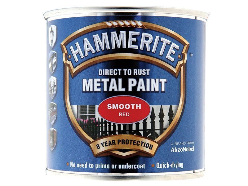 Hammerite - Vernice Metallo Rossa 250ml