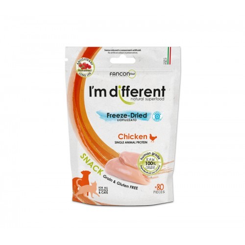 Snack per cani al pollo liofilizzato Fancon food 40 grammi