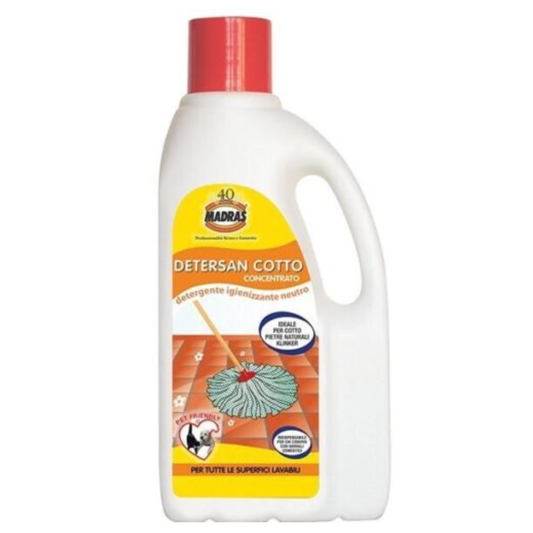 MADRAS DETERSAN COTTO DETERGENTE IGIENIZZANTE NEUTRO CONCENTRATO pietra klinker