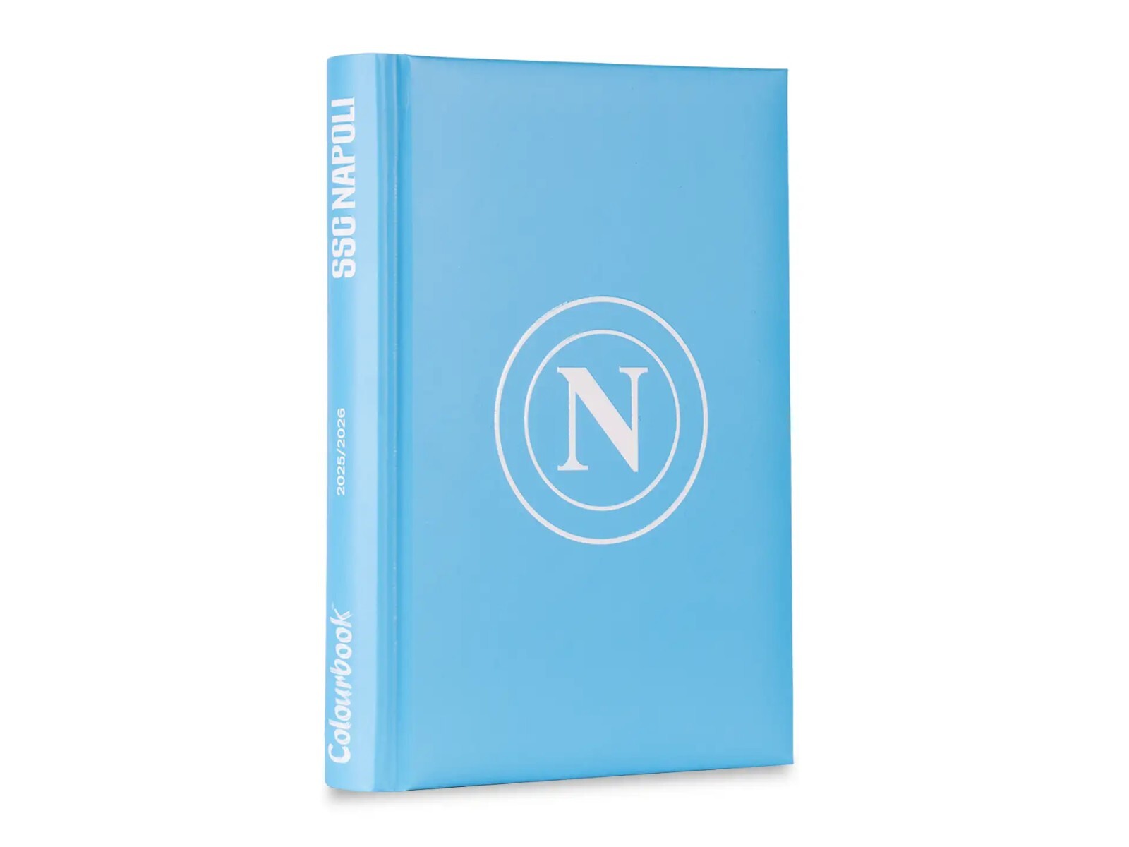 Diario Scuola Agenda SSC Napoli 2026 Azzurro 12 Mesi Cover Morbida Colourbook