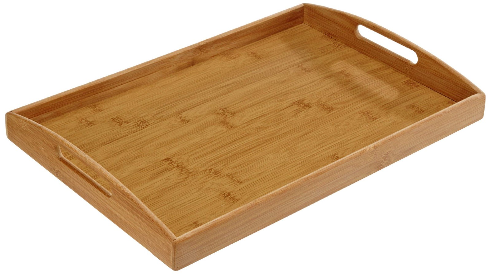 Zeller 25270 Vassoio, Bambú, Beige, 44x30x5.5 cm