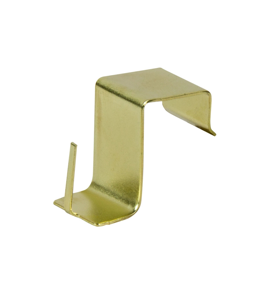 4 GANCI  PER ASTINE PER NON FORARE I SERRAMENTI DI LEGNO O DI PVC