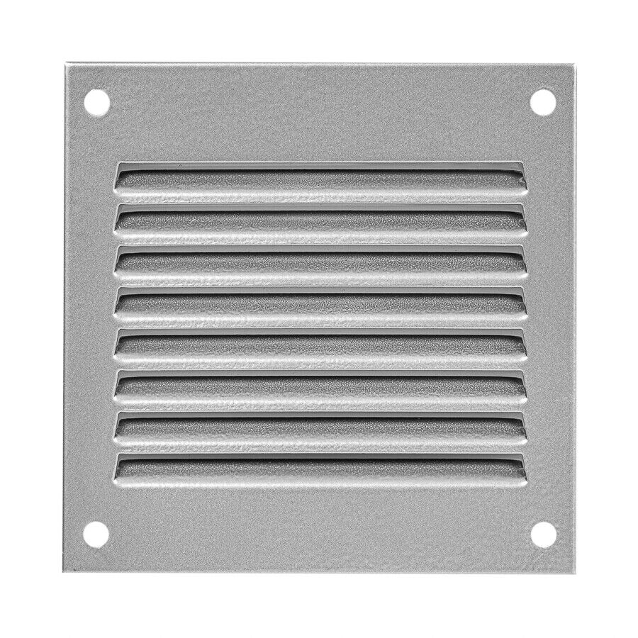 Acciaio Zincato Aeratore Griglia 100mm x con Mosca Schermo Piatto Condotto Cover