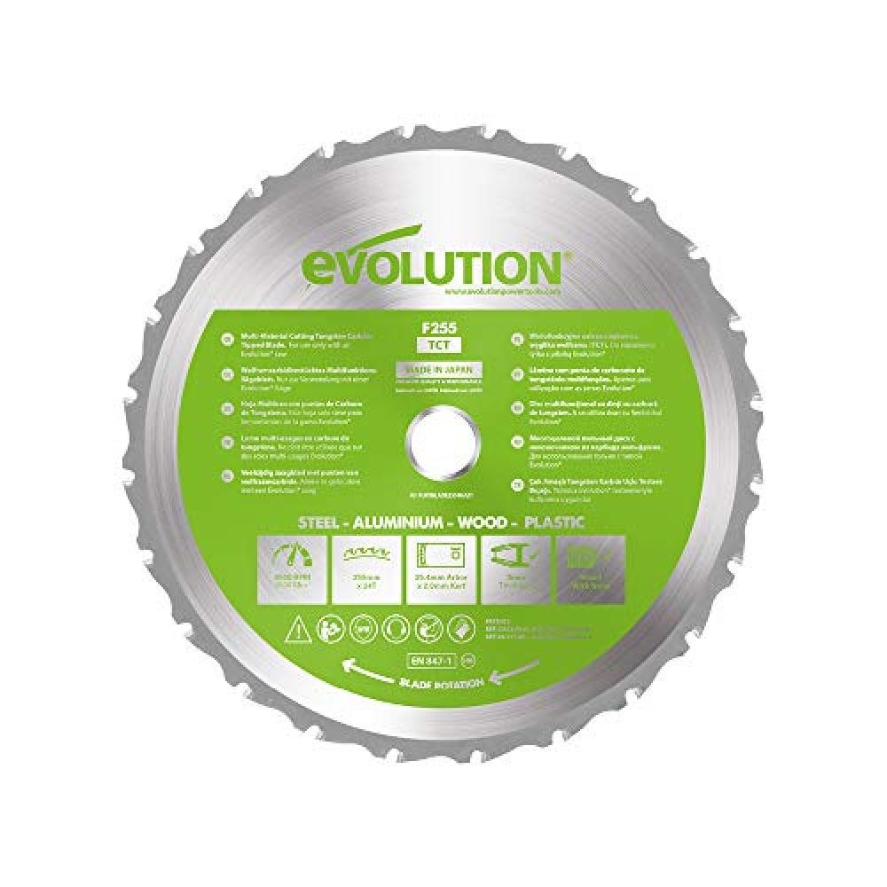 (TG. 255 mm) Evolution Power Tools - FURY Lama Multiuso con Punte al Carburo di