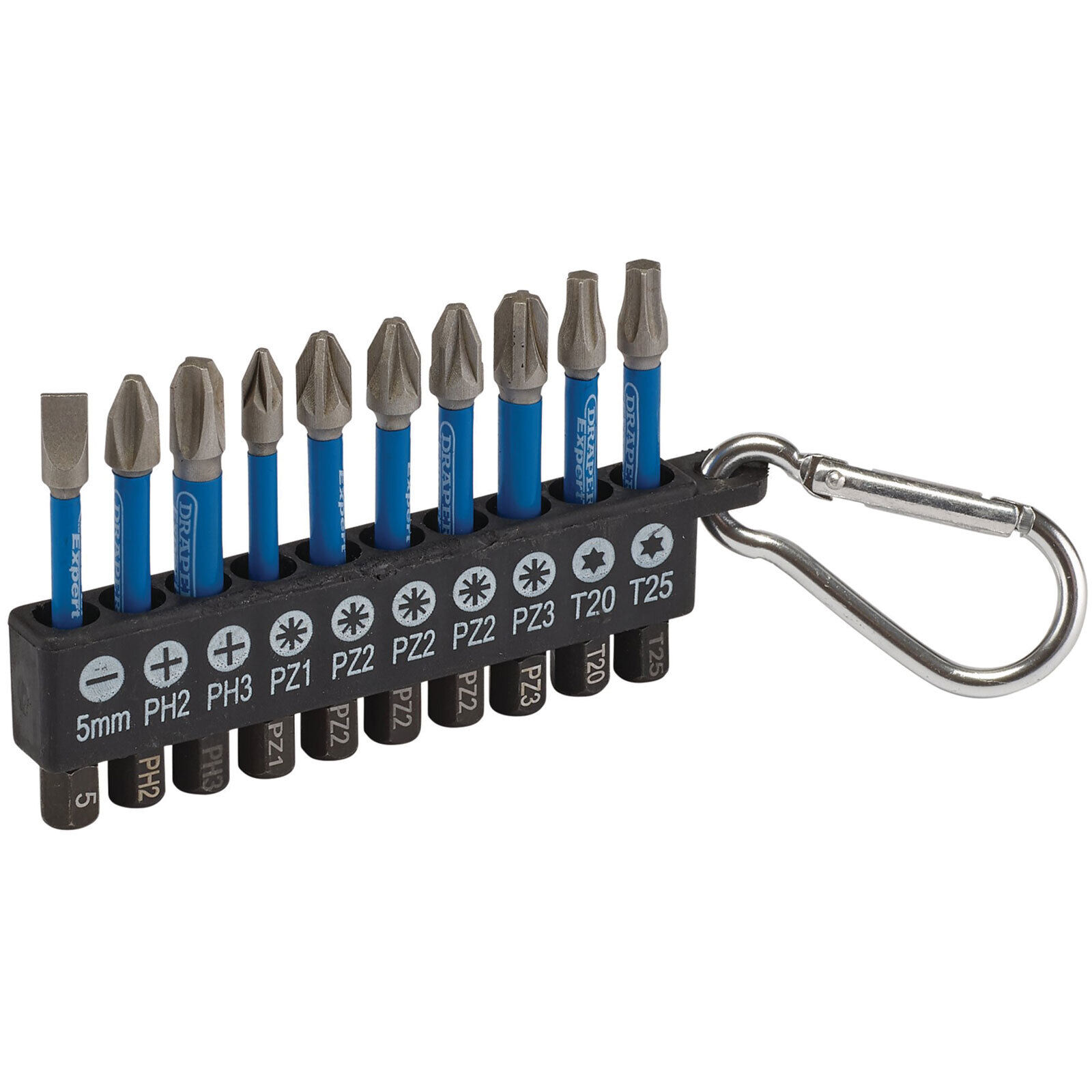 Draper Expert 04933 Urto S/Driver Set di Punte 50mm 0.6cm Esagonale (10 Pz)