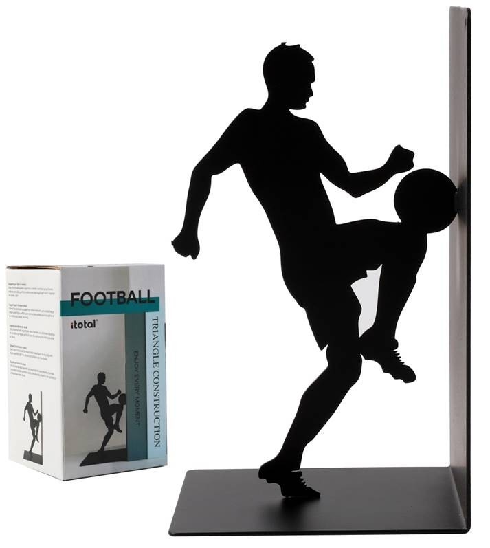 Fermalibro design in metallo Cm. 10x17x10 - Football