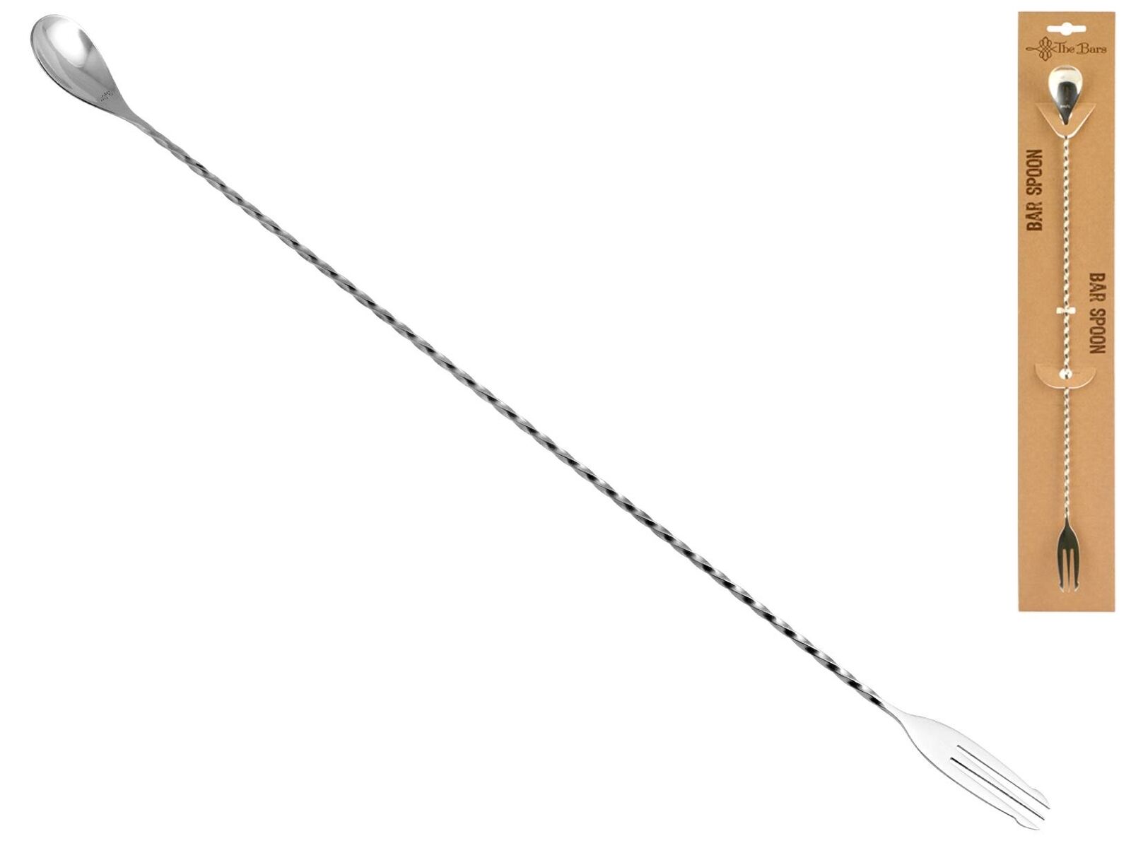 THE BARS Bar spoon tridente the bars in acciaio inox cm 45