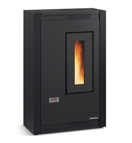 Stufa a pellet 5 stelle NORDICA EXTRAFLAME Luisella 5.0 in acciaio nero 5,1 kW