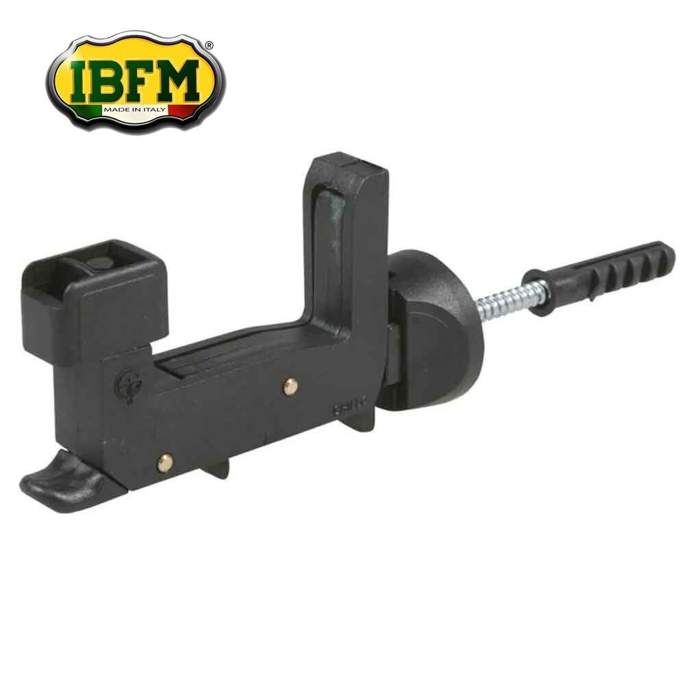 FERMAPERSIANE AUTOMATICO IN NYLON NERO CON VITE CM.7 PER FINESTRE IN ALLUMINIO