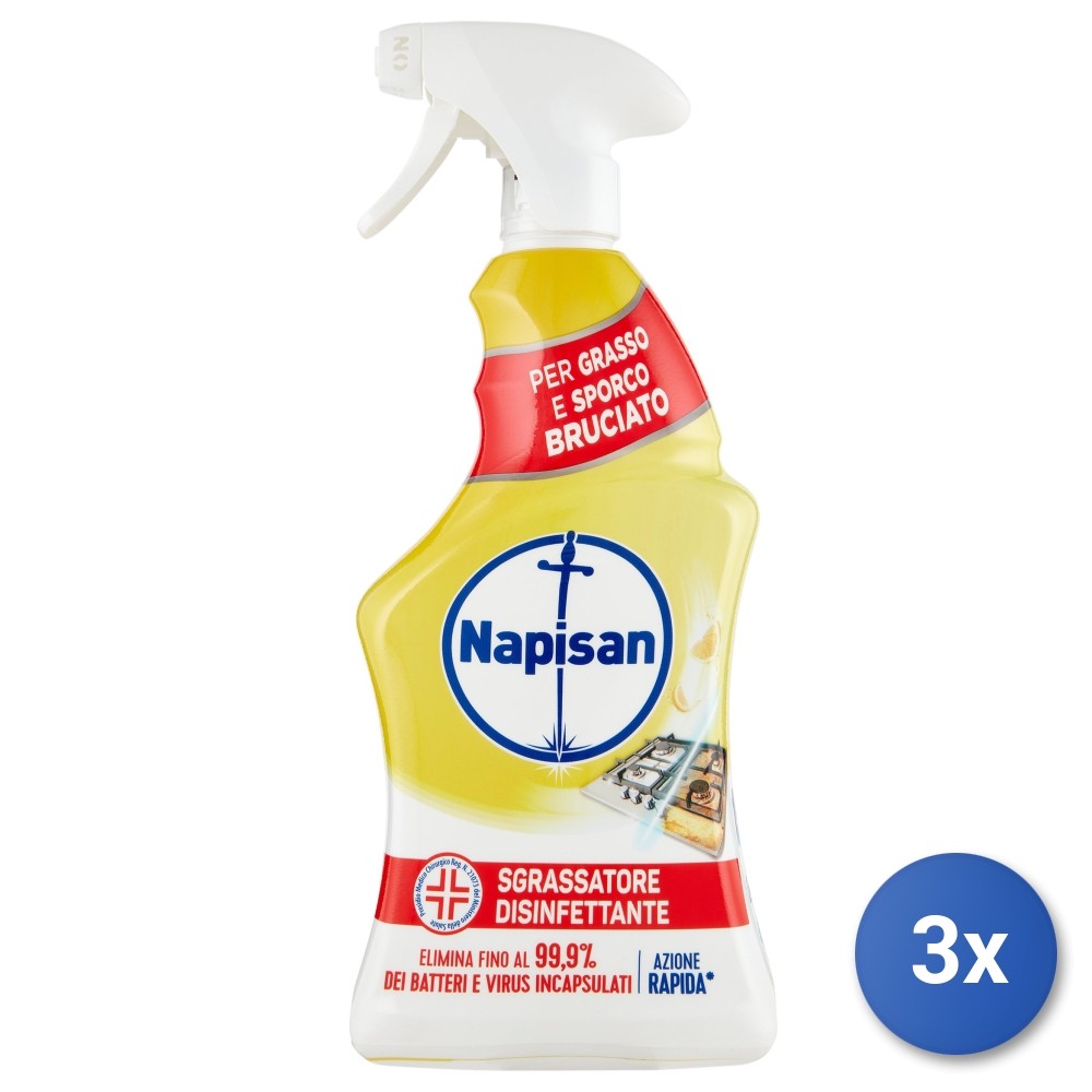 3x Napisan Sgrassatore Trigger 740 Ml. Limone