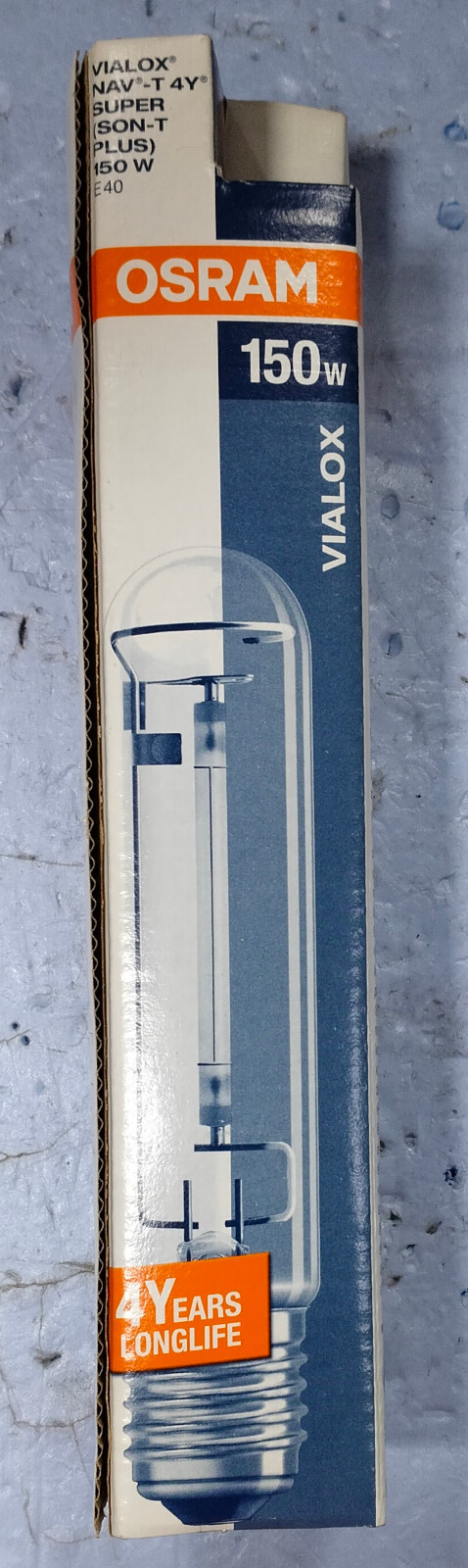 OSRAM LAMPADA ALTA PRESSIONE VAPORE SODIO VIALOX NAV-T 4Y 150W SON-T PLUS