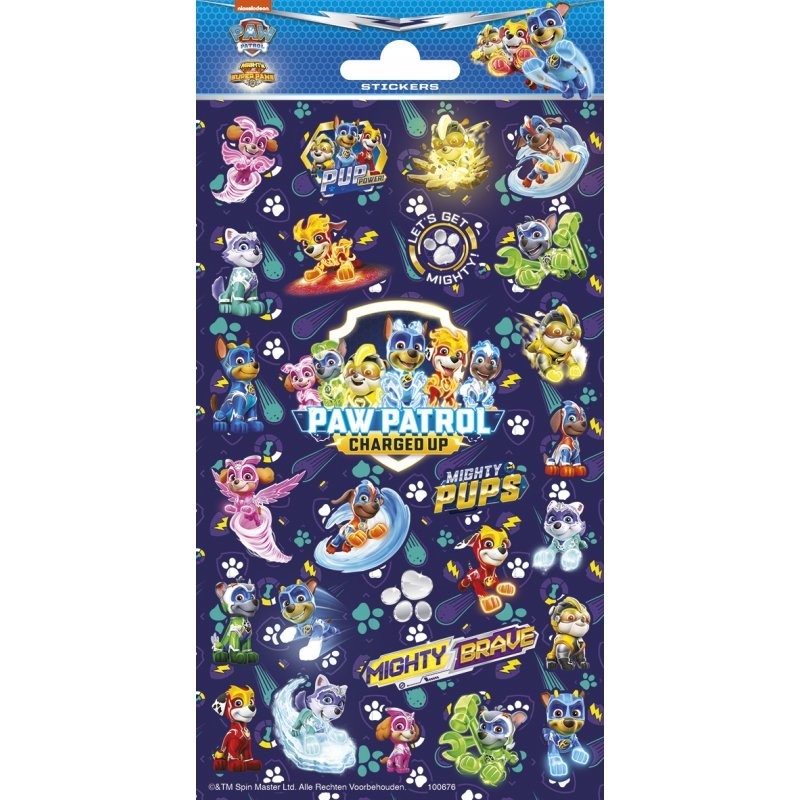 Stickers Paw Patrol blu Cm. 10x20