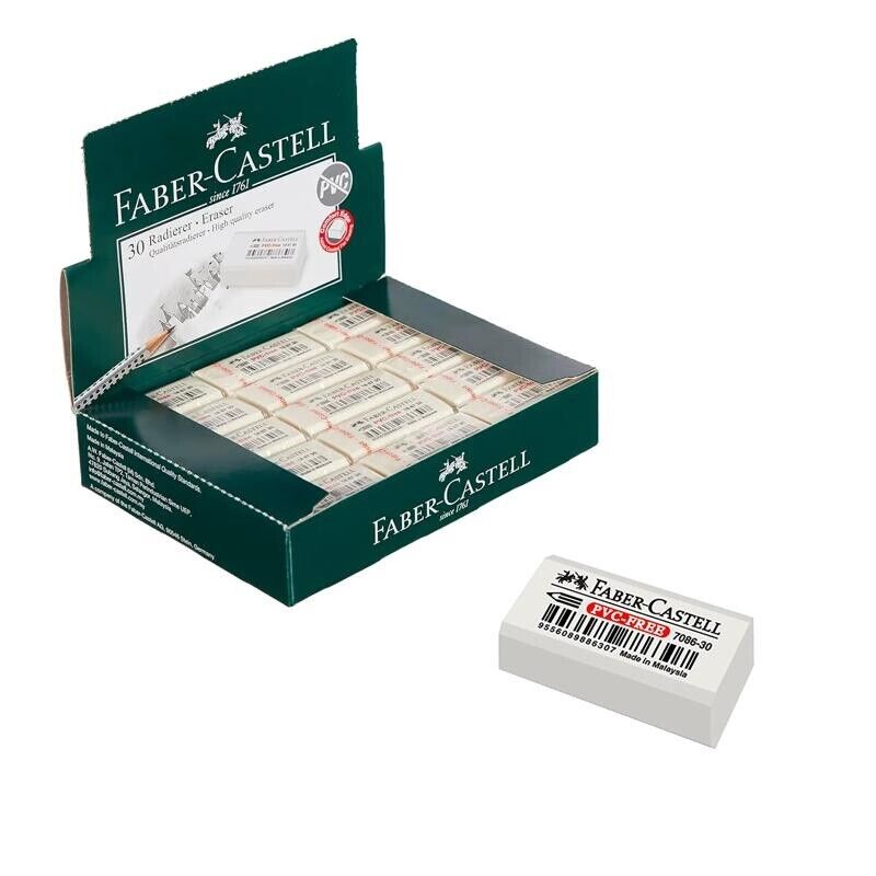 30 Gomme in vinile Faber Castell