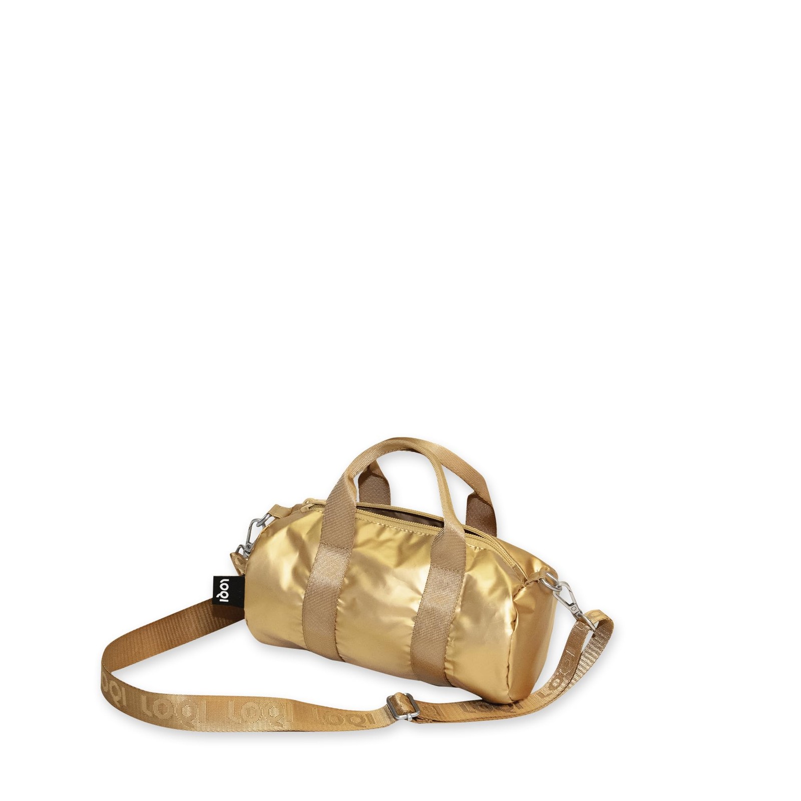 LOQI METALLIC Gold Small Weekender