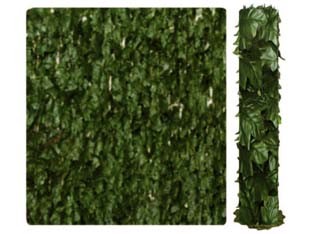 SIEPE ORNAMENTALE ARTIFICIALE CON FOGLIE EDERA- - mt.20x1,5h. - 1 rotolo T-REX