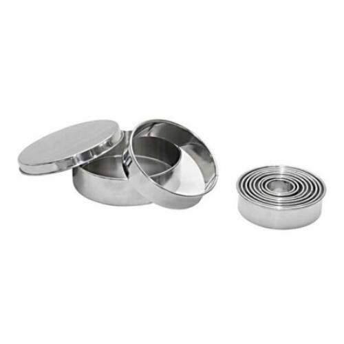 De Buyer 3323.00N Box 9 Cutters Cutters Regno rotonda - Acciaio - ht. 3.5 cm - d