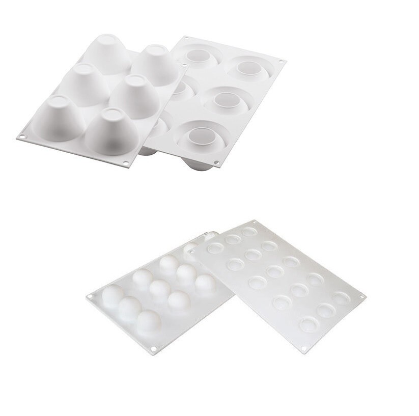 Silikomart fragrance 115 set 2 stampi monoporzioni qualità professionale