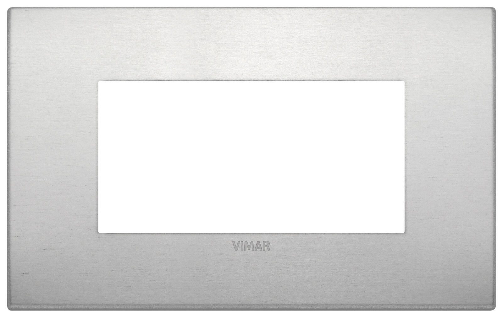 Vimar 19654.15 Arke - placca 4 moduli alluminio naturale