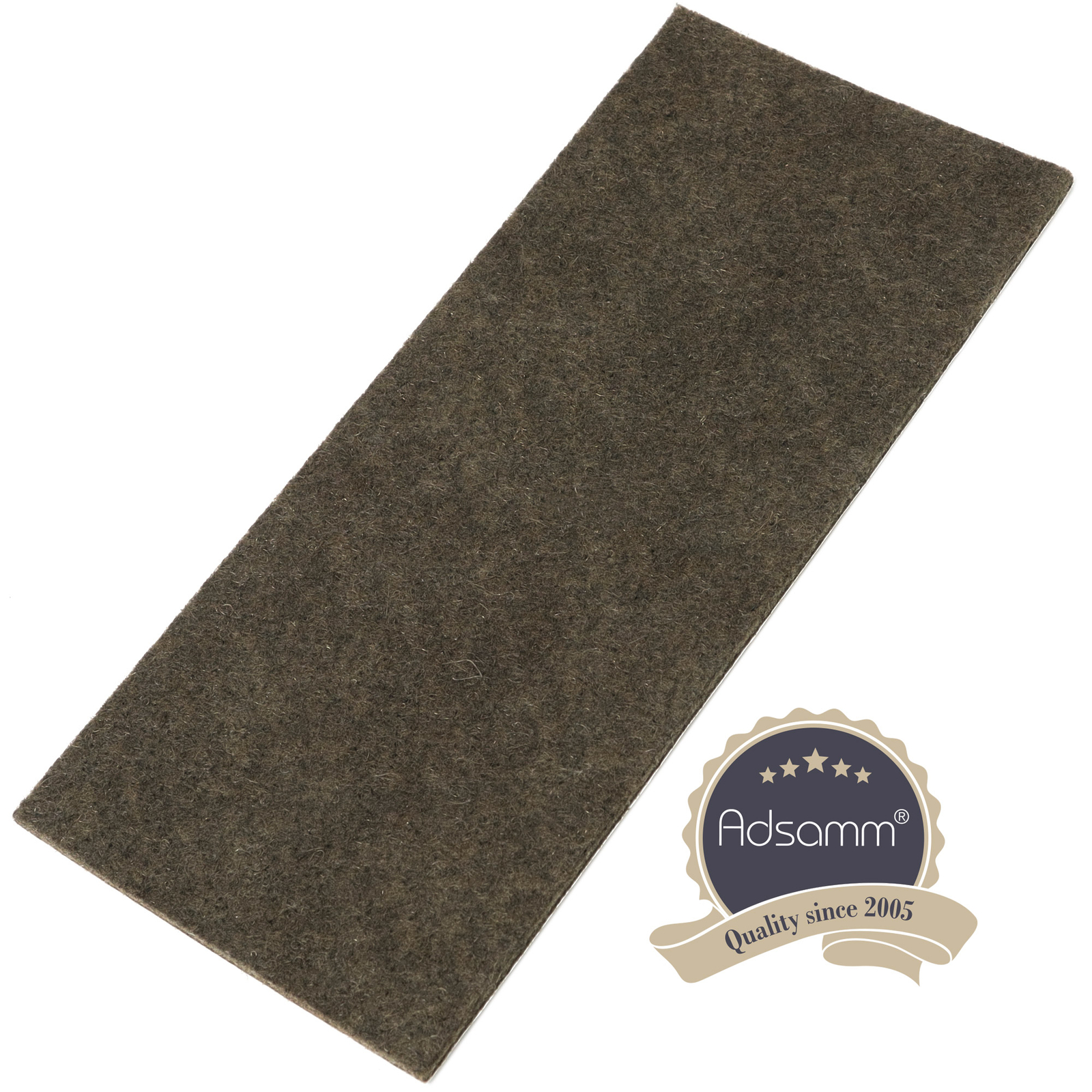 Adsamm® / foglio di feltro autoadesivo / marrone / 80x180 mm / rettangolare /...