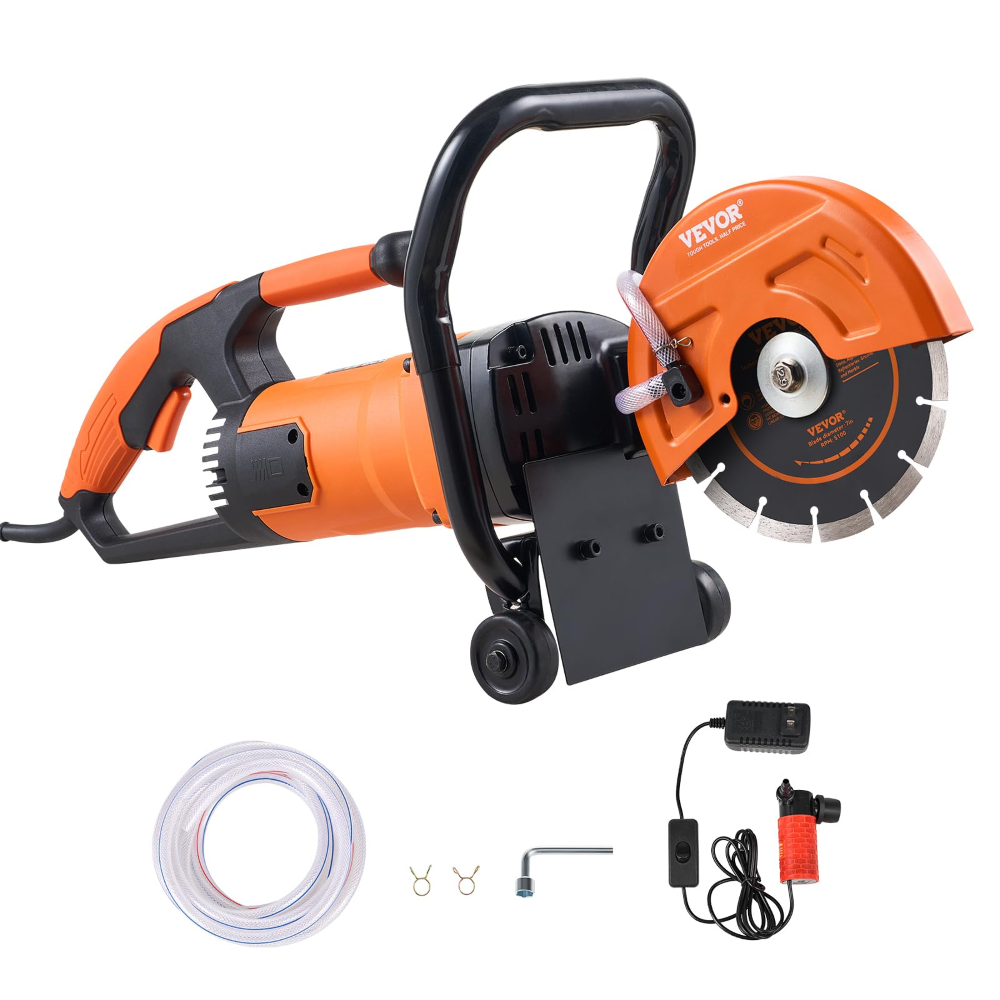 VEVOR Troncatrice per calcestruzzo, Troncatrice circolare 180 mm VelocitÃ  vuoto