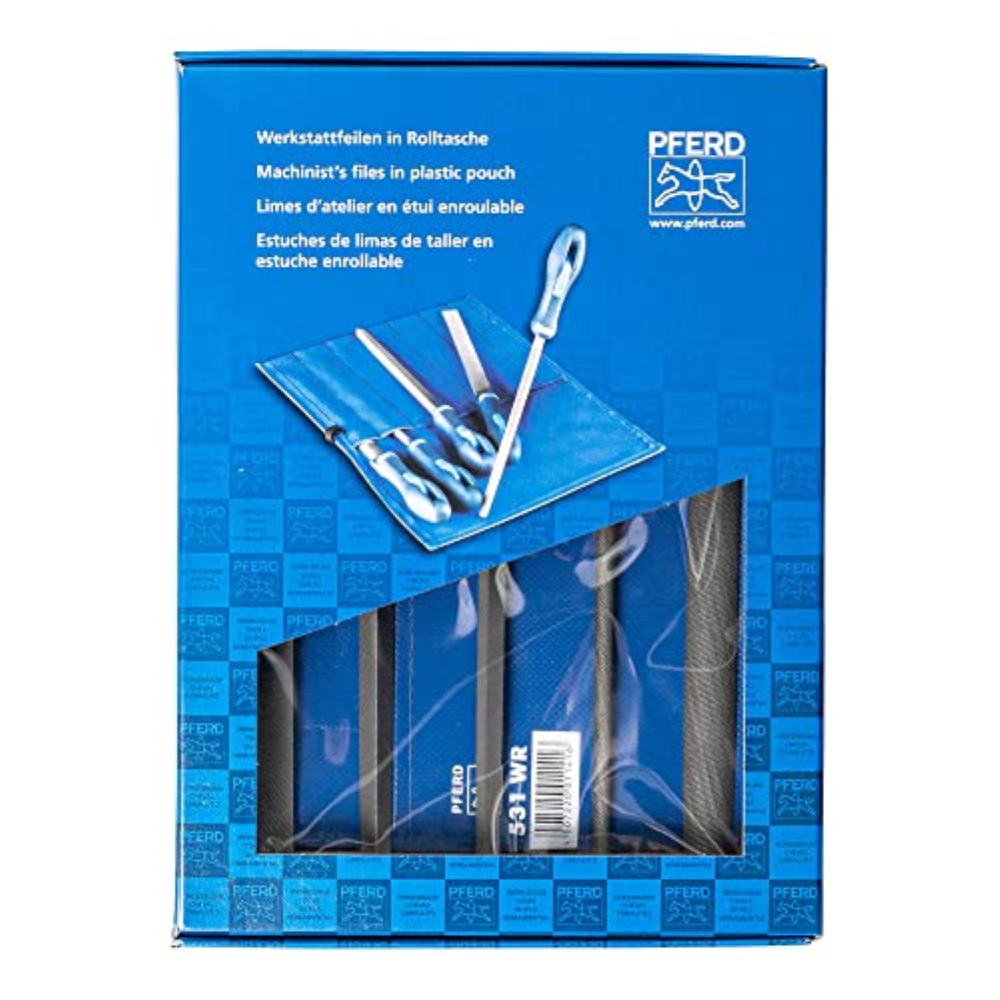 Pferd 16078 5 pezzi 20,3 cm 531 WRU tipo americano modello Machinists file