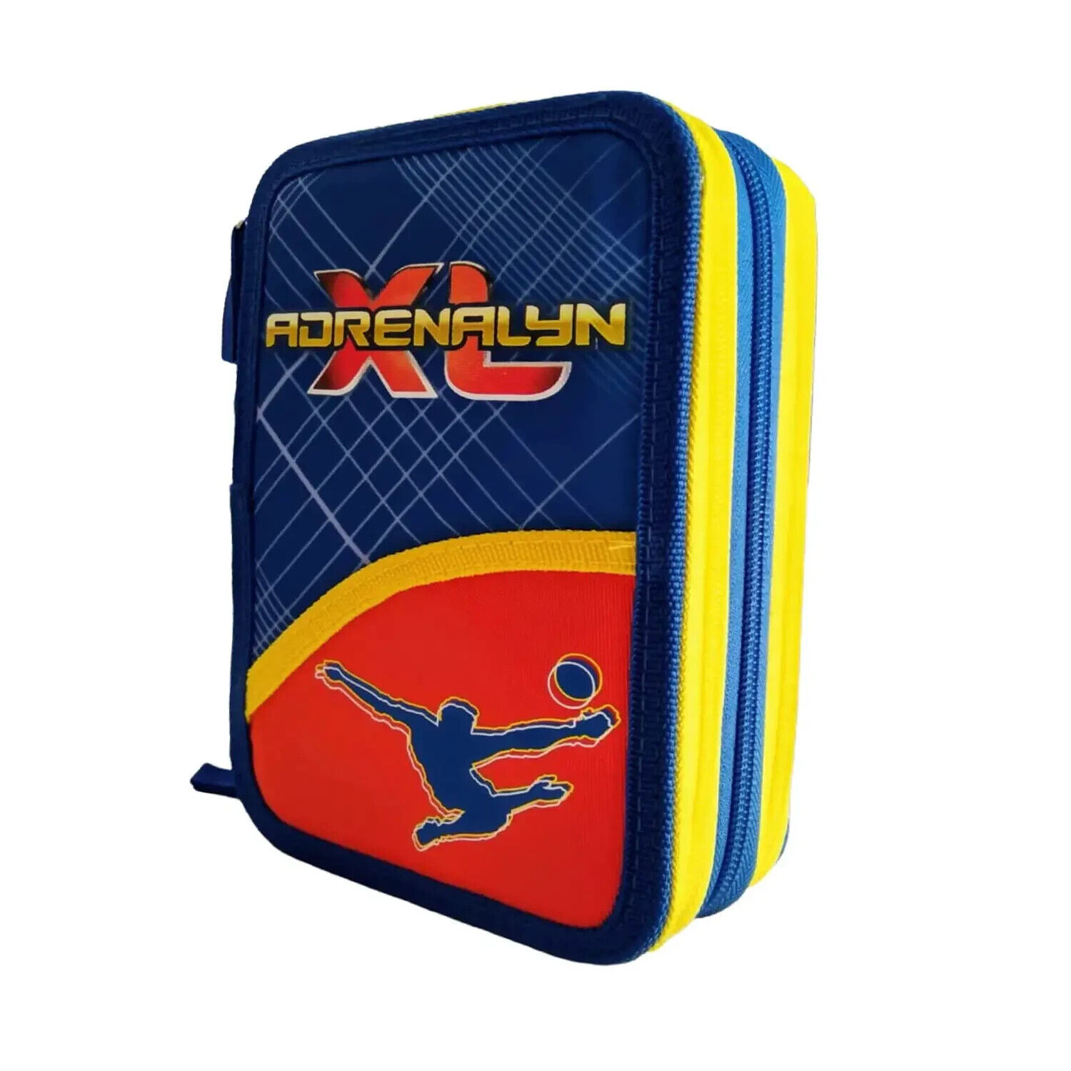 ADRENALYN XL ASTUCCIO 3 ZIP CALCIATORI PANINI COMPLETO COLORI E PENNA