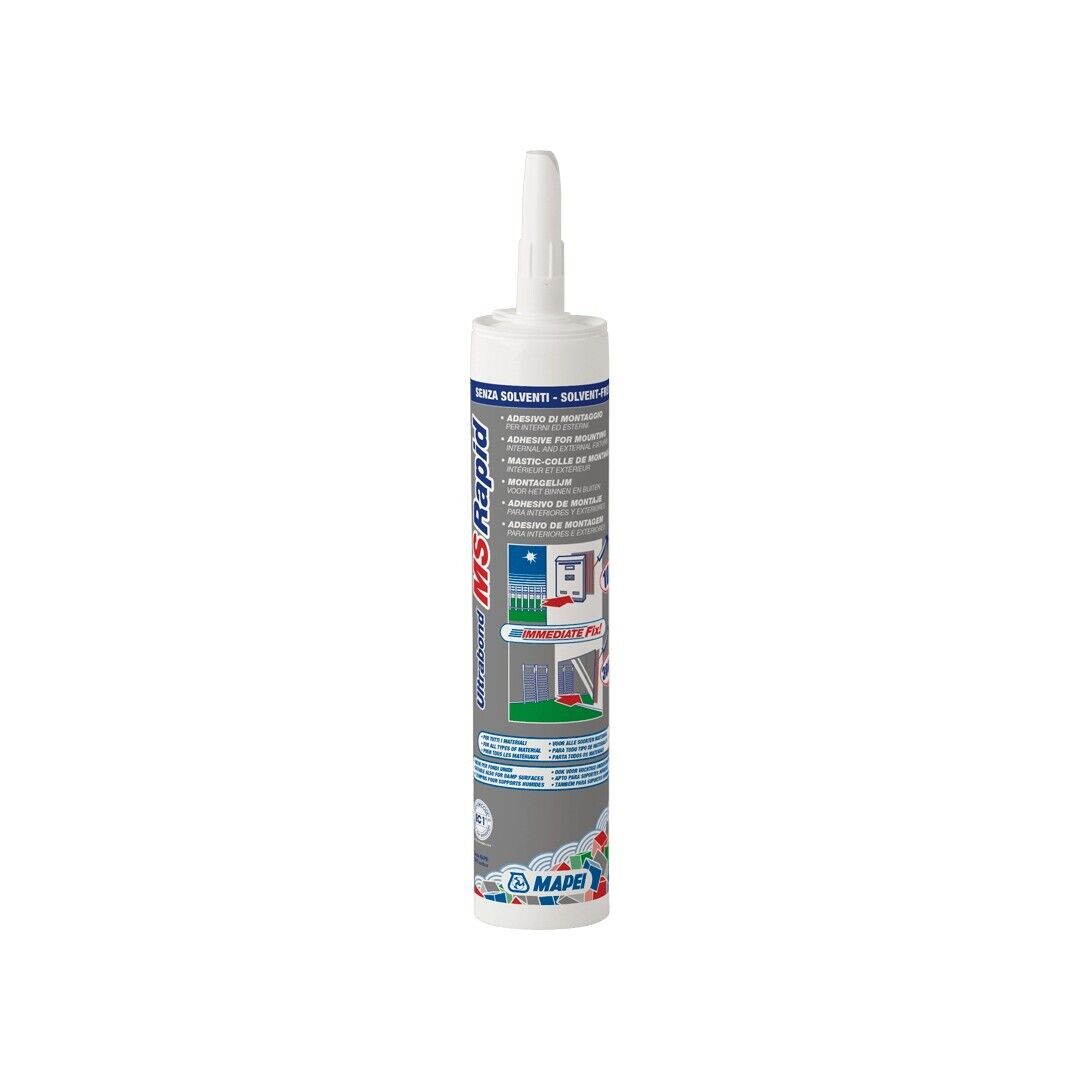 Silicone ibrido  Mapei Ultrabond MS Rapid - adesivo di montaggio cartuccia290 ml