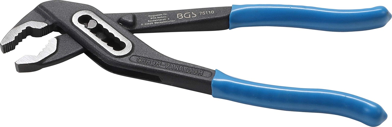 Con passanti commerciale BGS Wasserpumpenzange, 175 mm, 1 pcs, 75110 KMNi