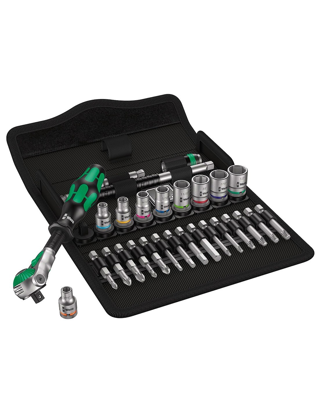 Wera  8100 sa 9 zyklop speed- ratchet set, 1/4.. 4013288173843