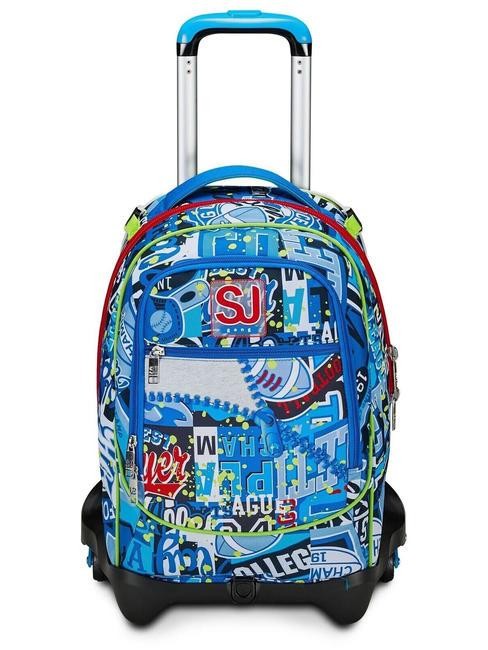 ZAINO TROLLEY SJGANG realbasket boy zaino trolley 3 ruote ROYAL BLUE ND  scelta=