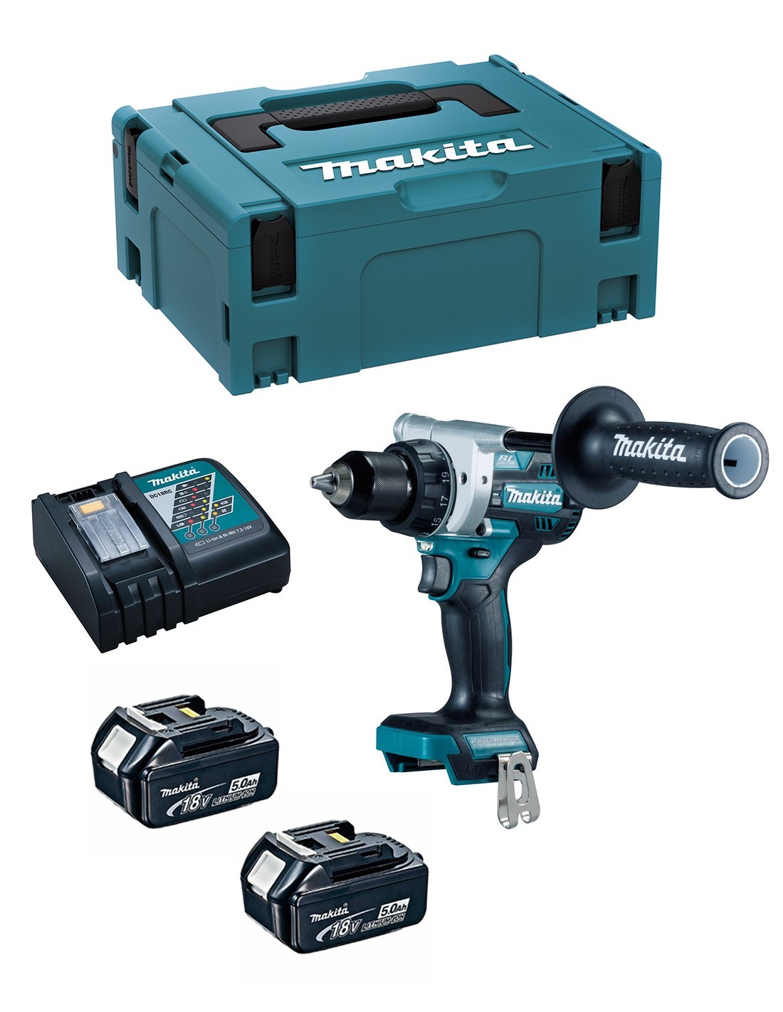 Makita ddf486rtj cordless drill driver 0088381739764